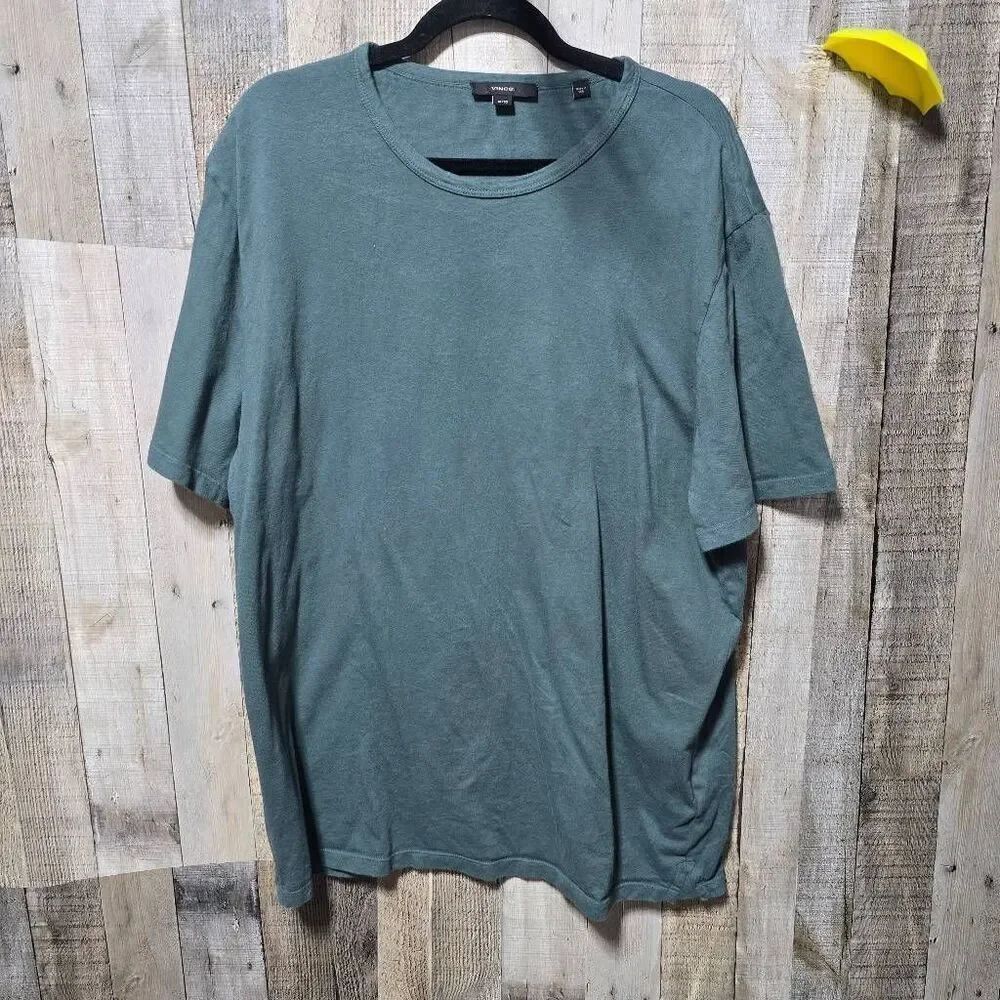 Vince Green Short Sleeve Basic Tee XL Minimalist Casual Versatile Gorpcore